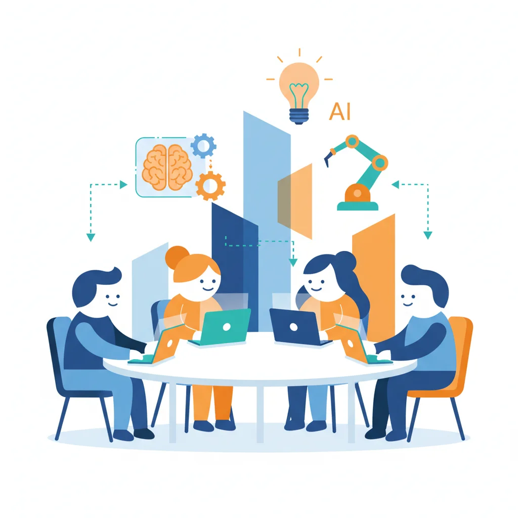 Equipo de Area Europa trabajando juntos en proyectos de IA